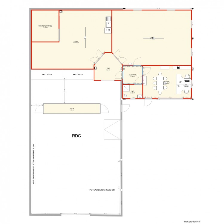 projetamenagement5a. Plan de 0 pièce et 0 m2