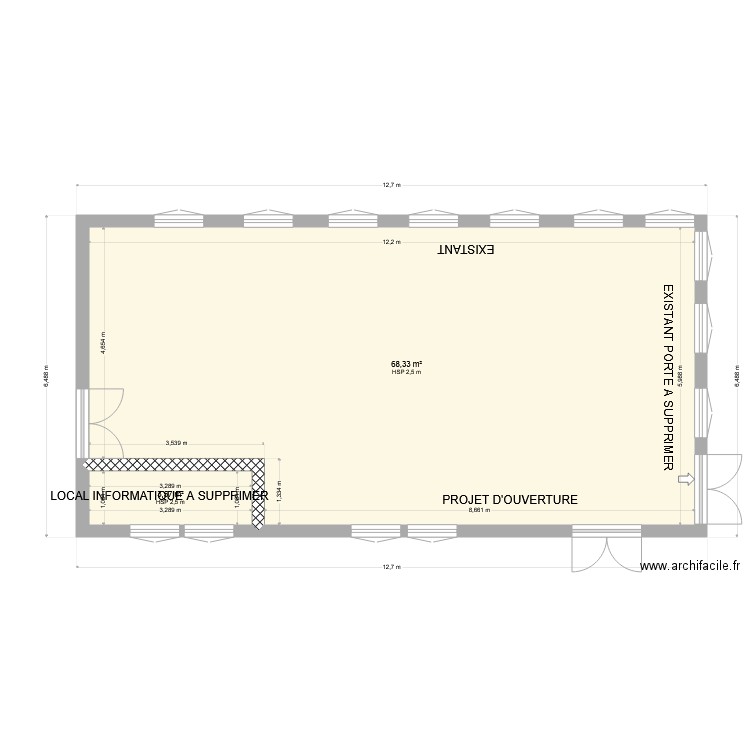 TRAVAUX TRESOR PUBLIC. Plan de 0 pièce et 0 m2