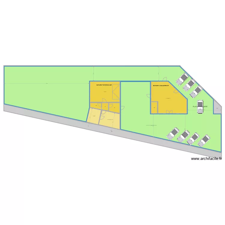 ak99 1105 MAIRIE. Plan de 