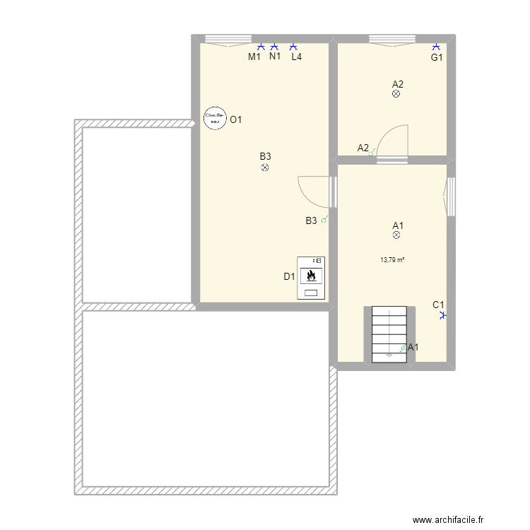 Secheval5JalhayCAVE. Plan de 0 pièce et 0 m2