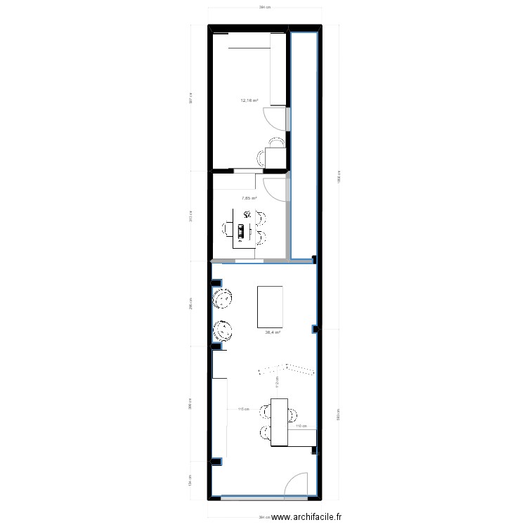 Boutique Vodje version 1. Plan de 0 pièce et 0 m2