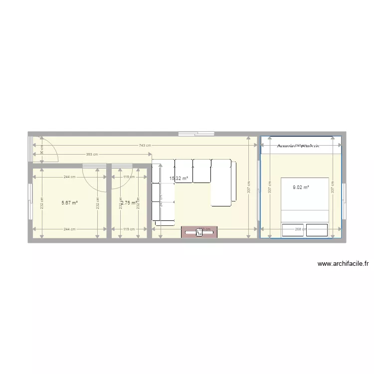 IDEE MODIF STUDIO 22. Plan de IDEE MODIF STUDIO 22. Plan de
