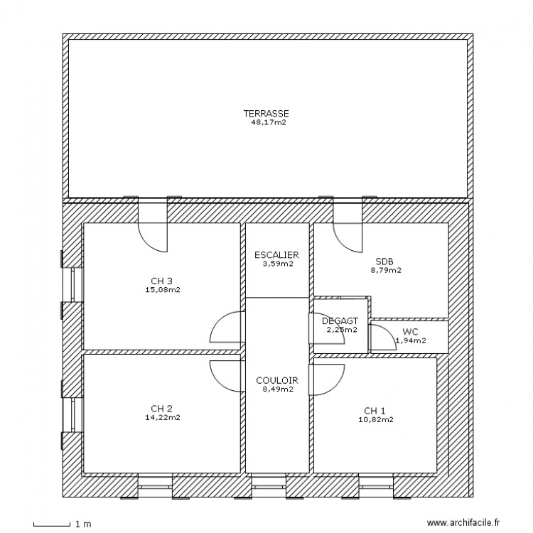 LA ROCHE 1ET APRES TRAVAUX. Plan de 0 pièce et 0 m2