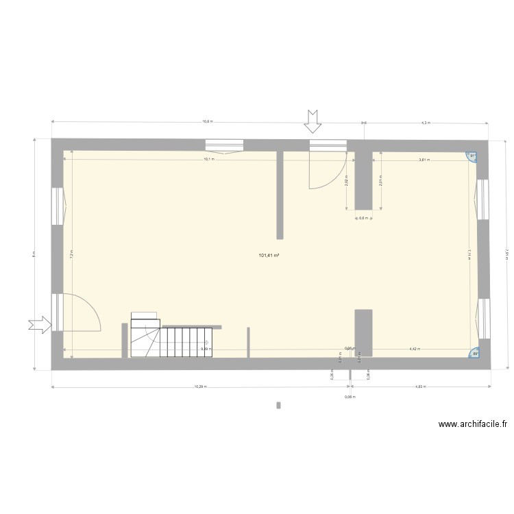 plan maçon. Plan de 0 pièce et 0 m2