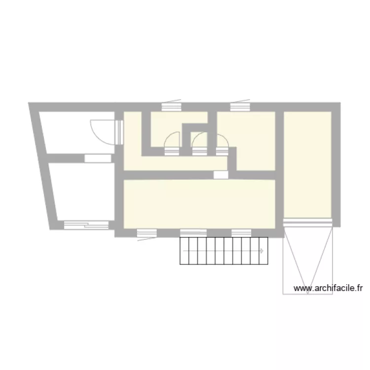 maison. Plan de maison. Plan de