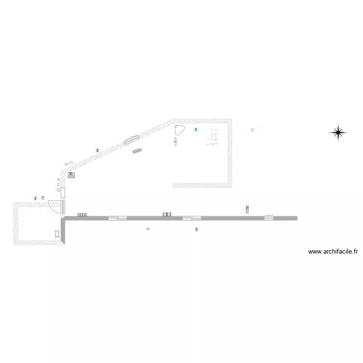 MAISON AUBARNE. Plan de 