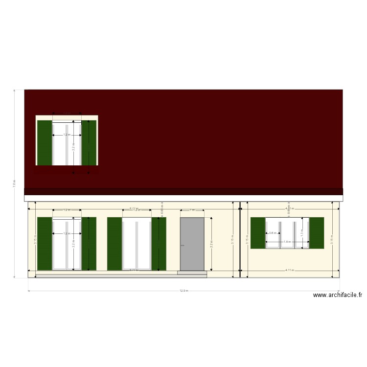 Volet roulant avant. Plan de 0 pièce et 0 m2