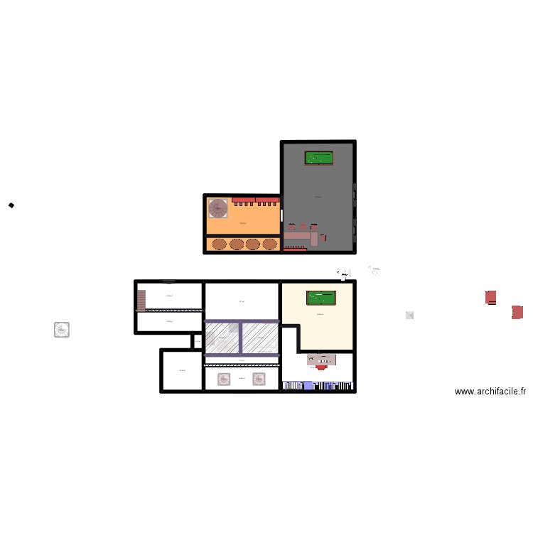 loft3. Plan de 39 pièces et 927 m2