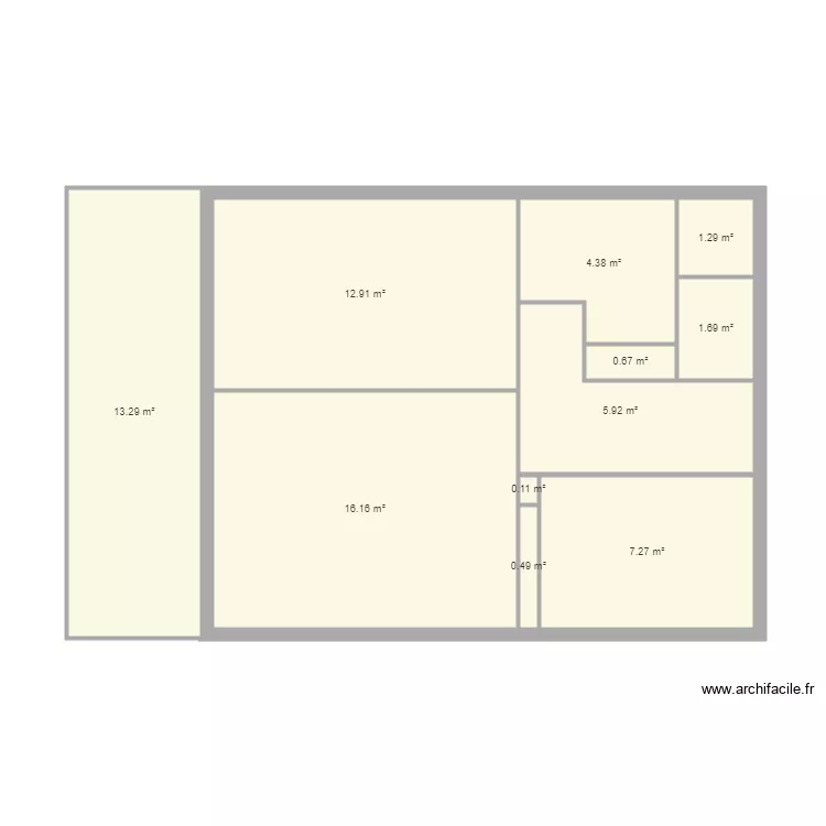 Chantemerle F2. Plan de 