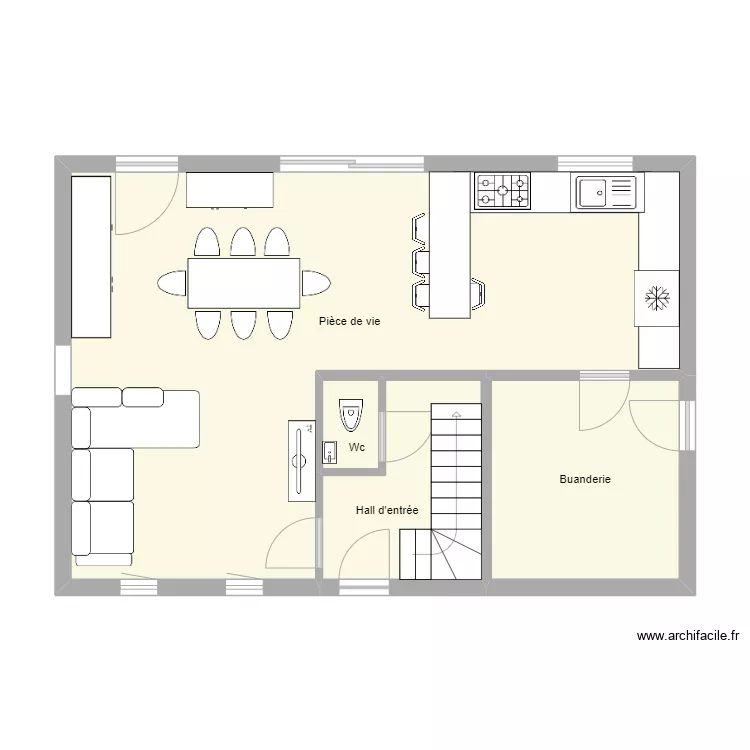 Maison RDC MOD. Plan de 