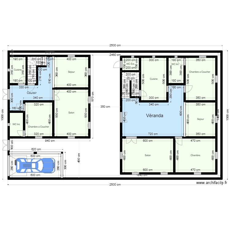 Plan 15x25 Client 46 98 48 98. Plan de 18 pièces et 482 m2