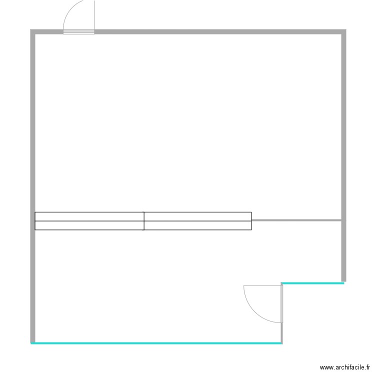 tfe. Plan de 0 pièce et 0 m2