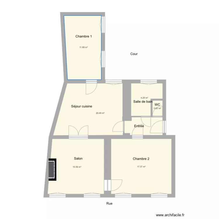 2eme Petites Ecuries FL. Plan de 