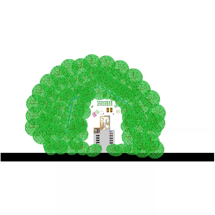 Maison de r&ecirc;ve. Plan de 