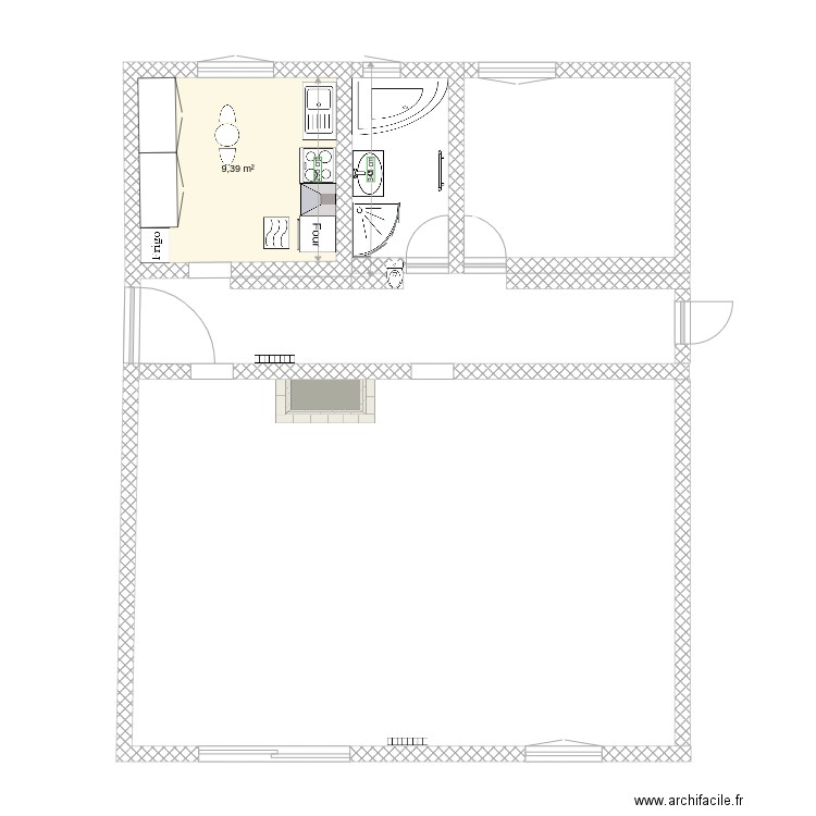 kinou  paolo. Plan de 0 pièce et 0 m2