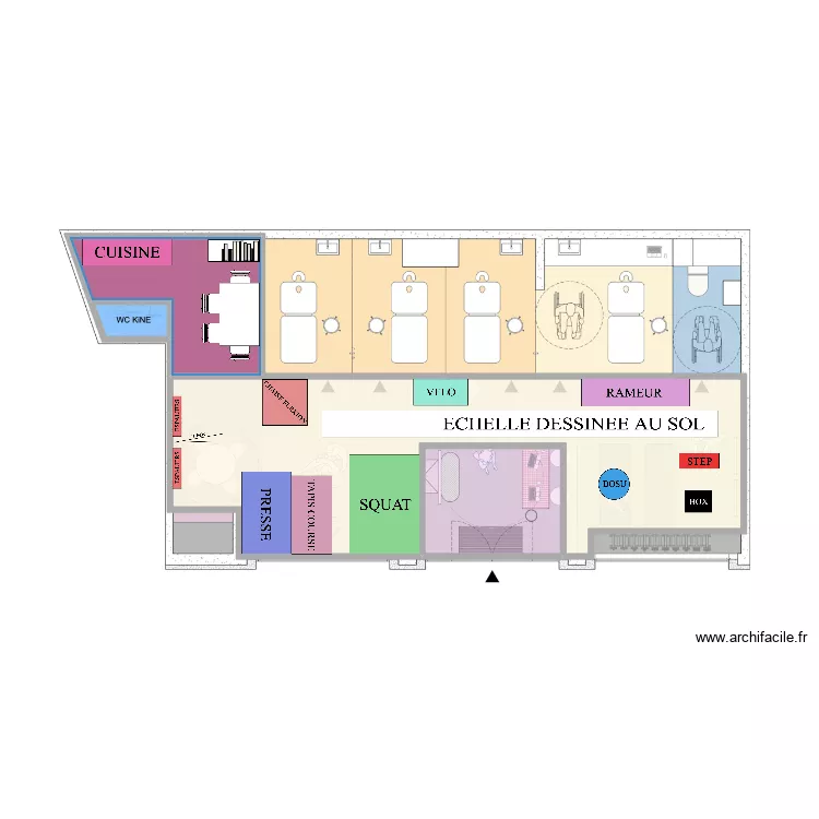 NOUVEAU CAB. Plan de 
