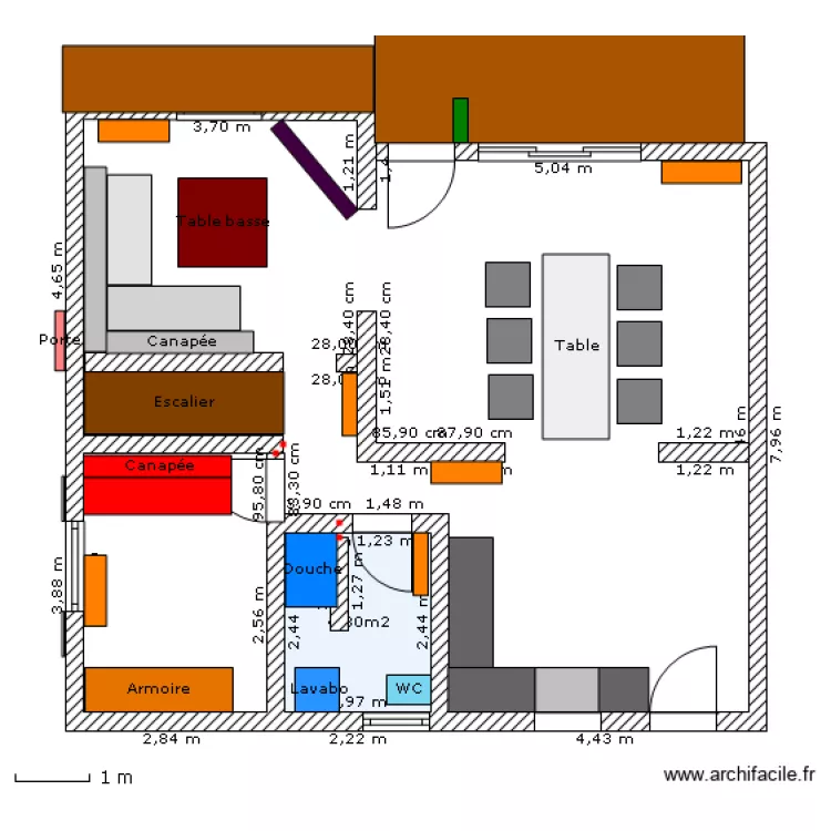 Ma maison SDB ET TERRASSE. Plan de Ma maison SDB ET TERRASSE. Plan de