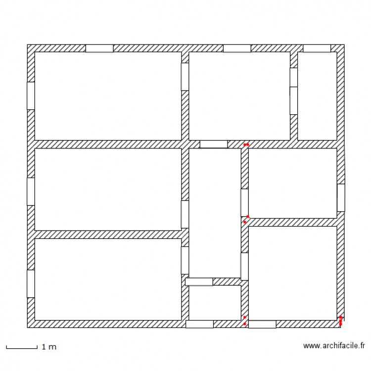 maison. Plan de 0 pièce et 0 m2