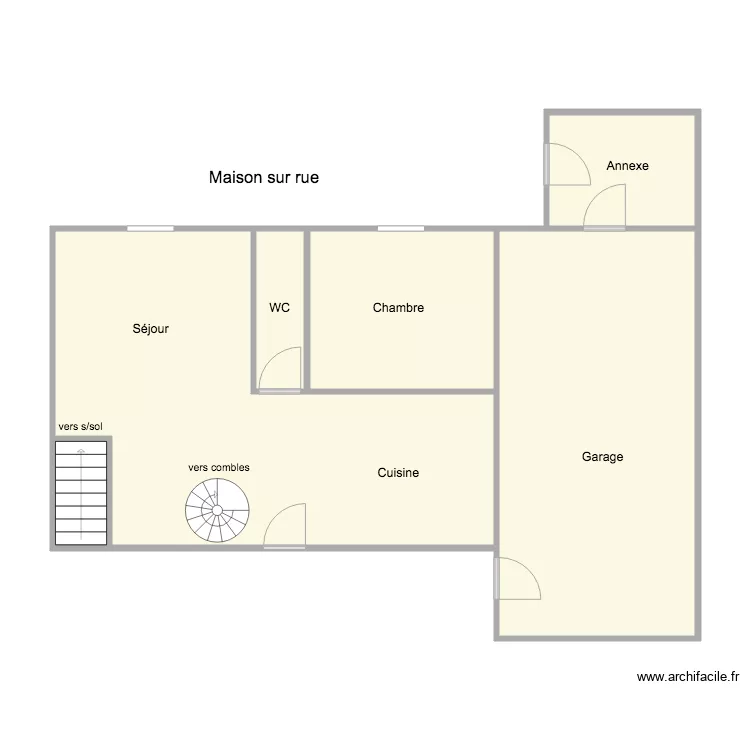  7 andre dreyer maison 1. Plan de 