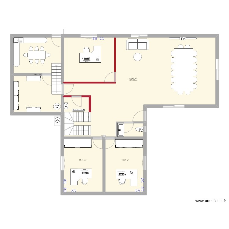rez de chaussé arles version du 30 mai version 1. Plan de 0 pièce et 0 m2