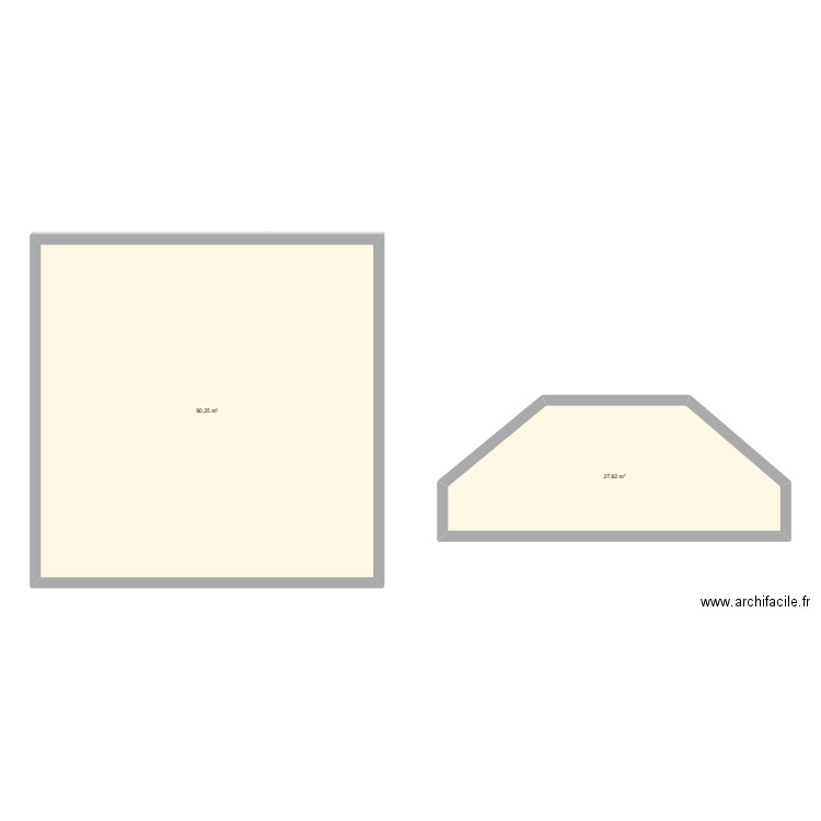 lyautey. Plan de 4 pièces et 207 m2