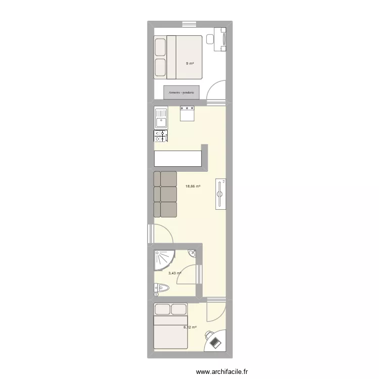 casa1. Plan de 4 et 37 m² casa1. Plan de 4 et 37 m²