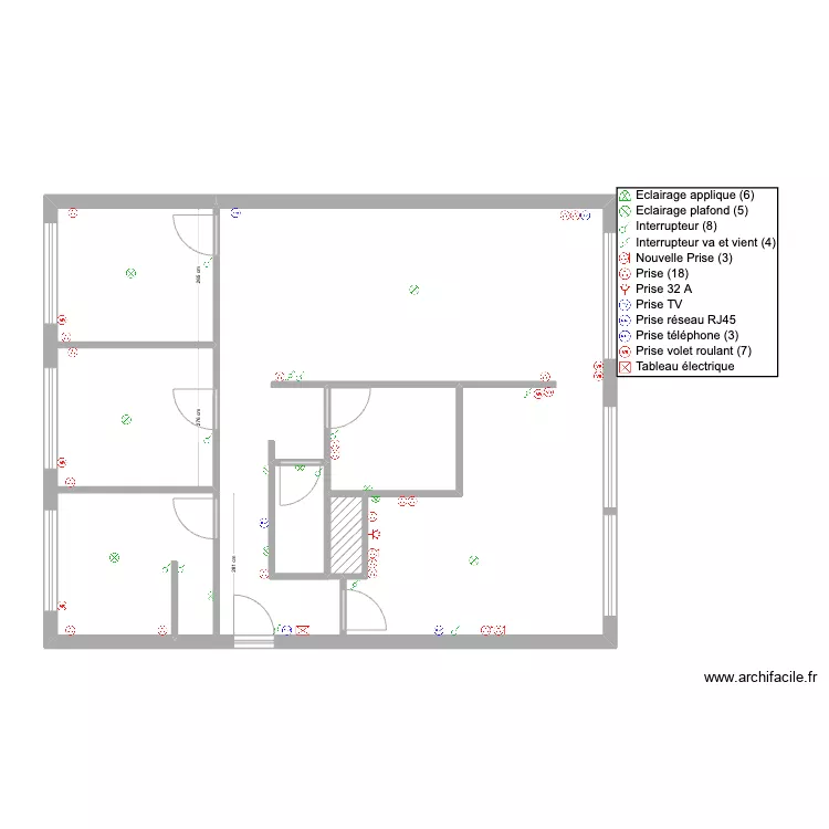 12 chemin canot. Plan de 