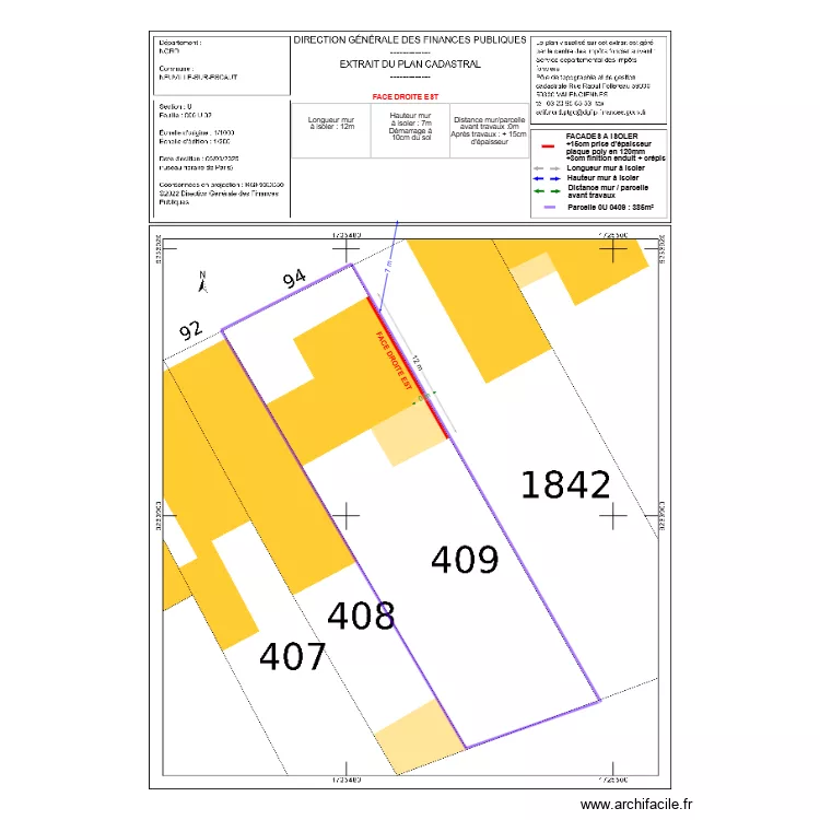 dp02 DUFOUR. Plan de 