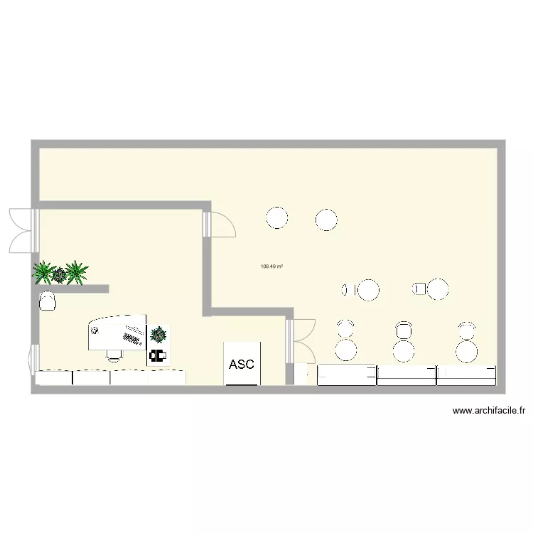H&ocirc;tel XIX. Plan de 