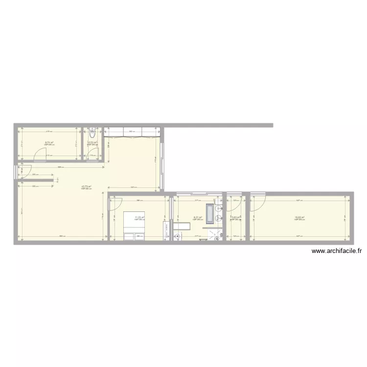 maison thomas actuel. Plan de 