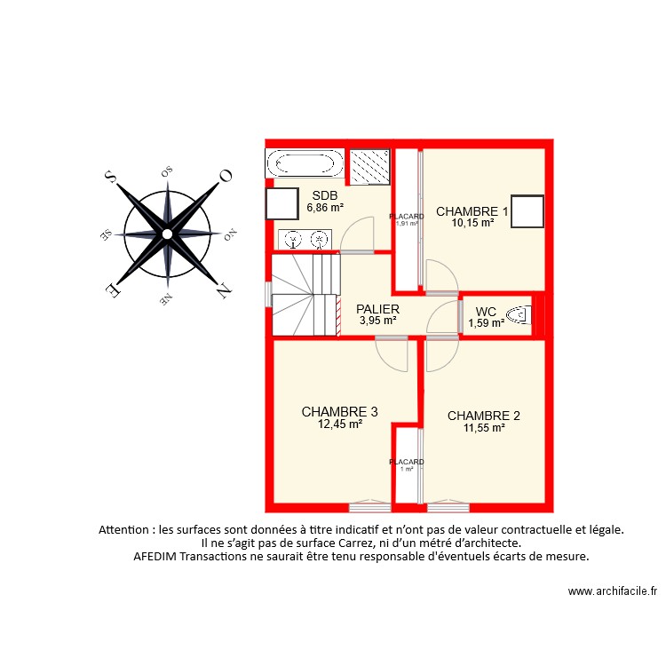 BI 7712 ETAGE PASCAL. Plan de 0 pièce et 0 m2