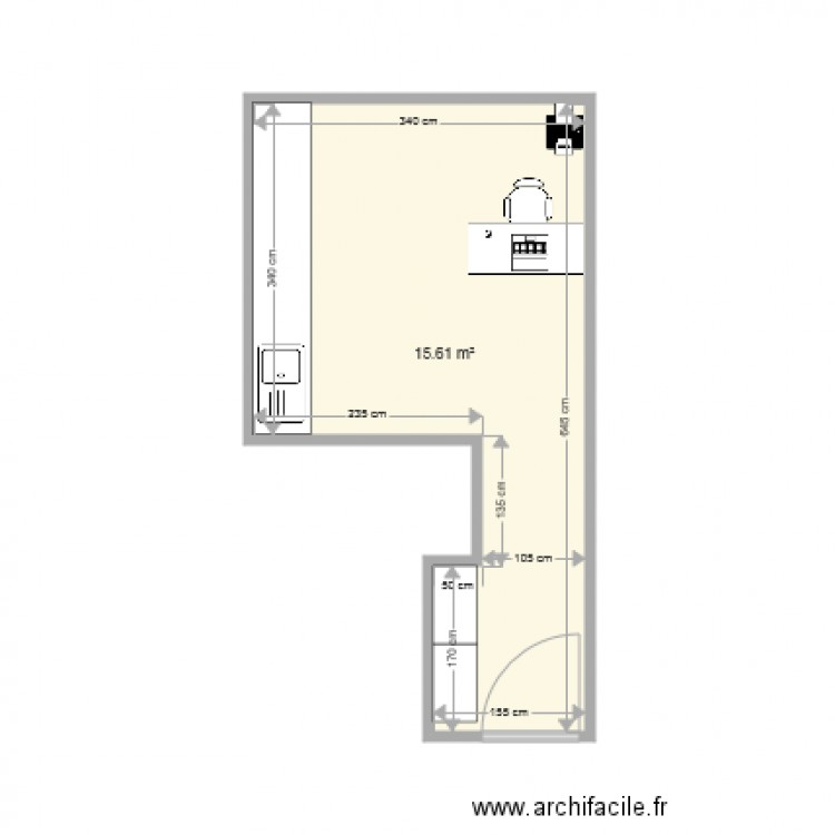 local. Plan de 0 pièce et 0 m2