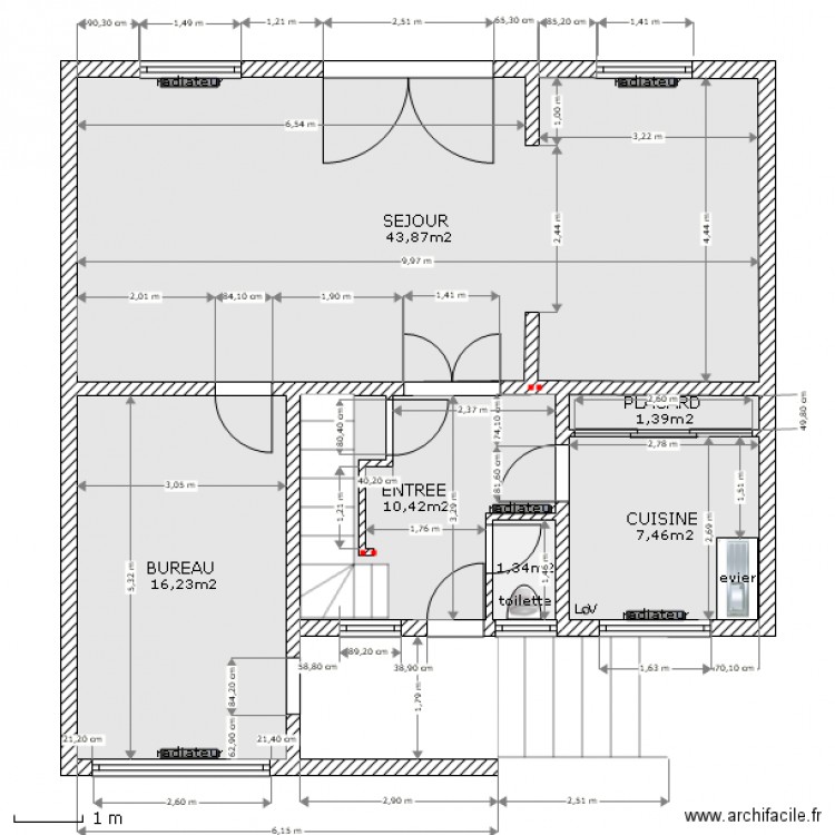 6 GARONNE PLOBSHEIM /RDC. Plan de 0 pièce et 0 m2