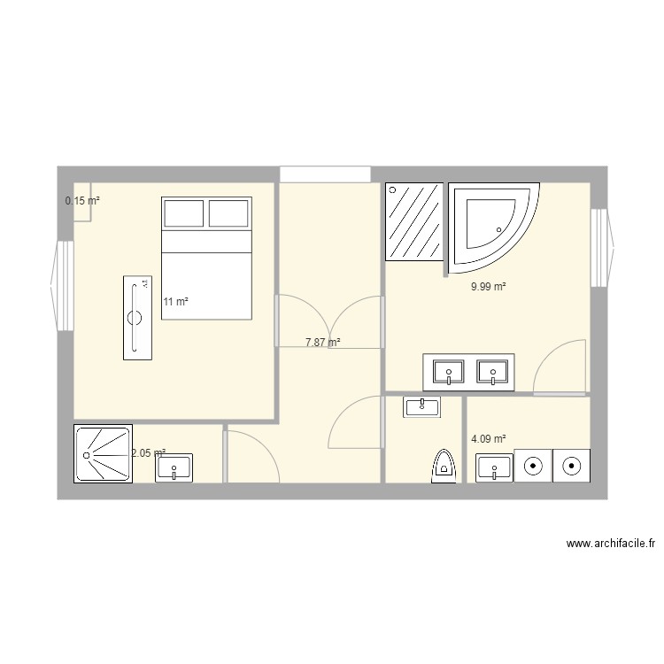 extension 3. Plan de 0 pièce et 0 m2