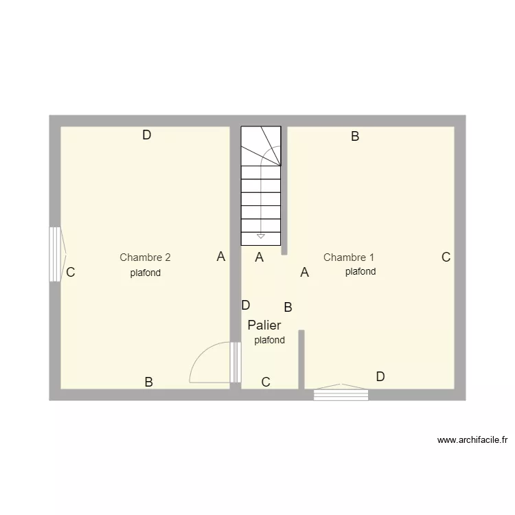 busson 1er . Plan de 