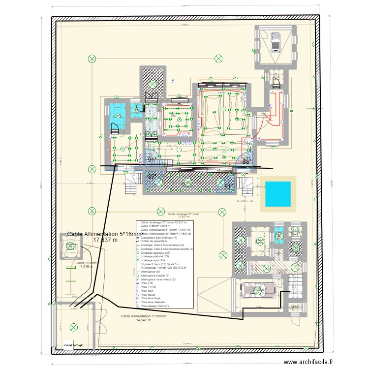 plan electricte  203. Plan de 0 pièce et 0 m2
