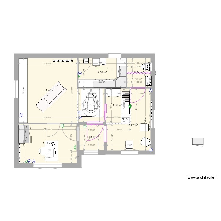 PLAN BOULIAC . Plan de 0 pièce et 0 m2