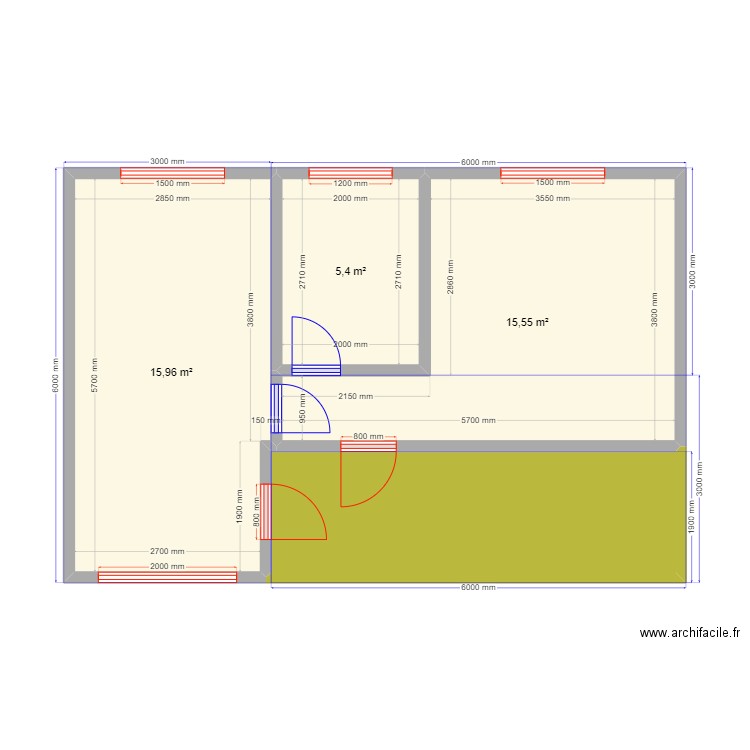 Анастасия кр. Plan de 0 pièce et 0 m2