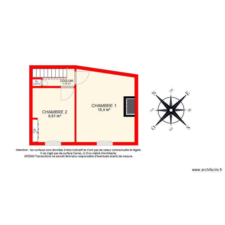 BI 7585 ETAGE . Plan de 0 pièce et 0 m2