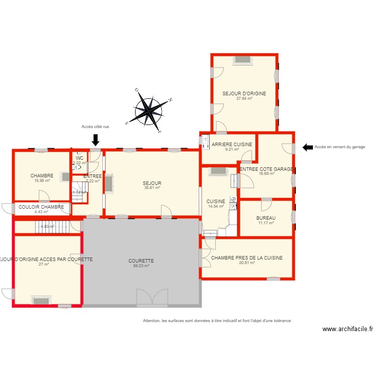 BI 3688 RDC . Plan de 0 pièce et 0 m2