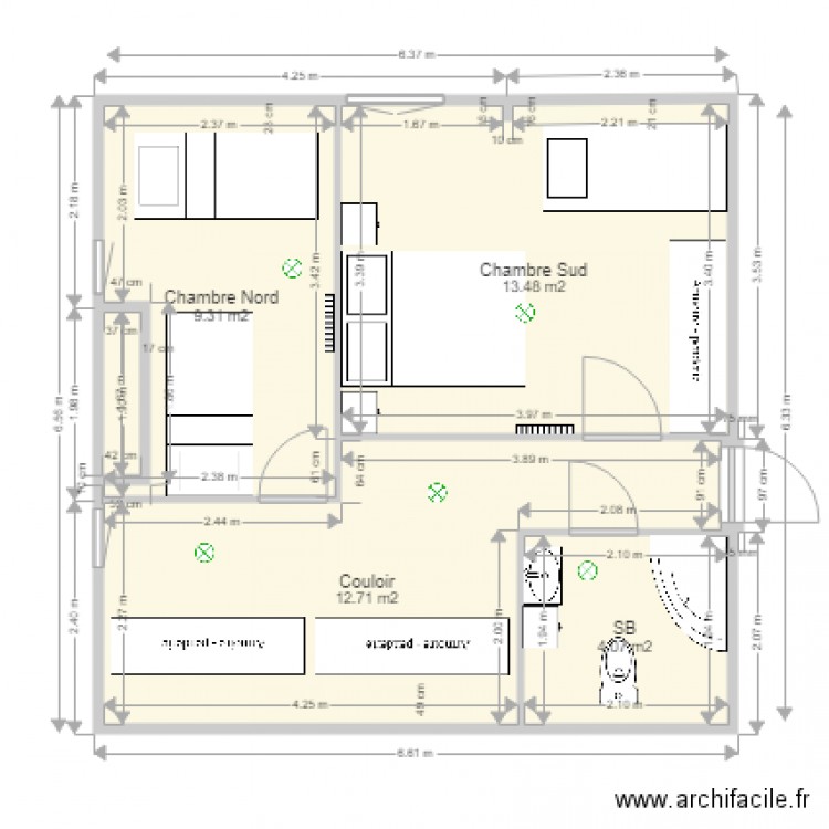 combles Lahitte. Plan de 0 pièce et 0 m2