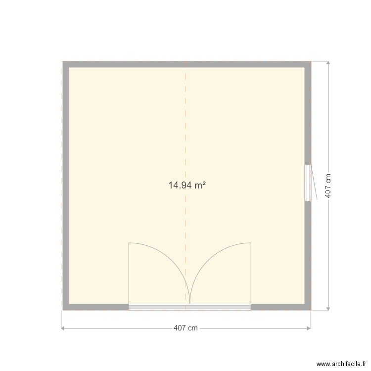 CABANE DE JARDIN . Plan de 0 pièce et 0 m2