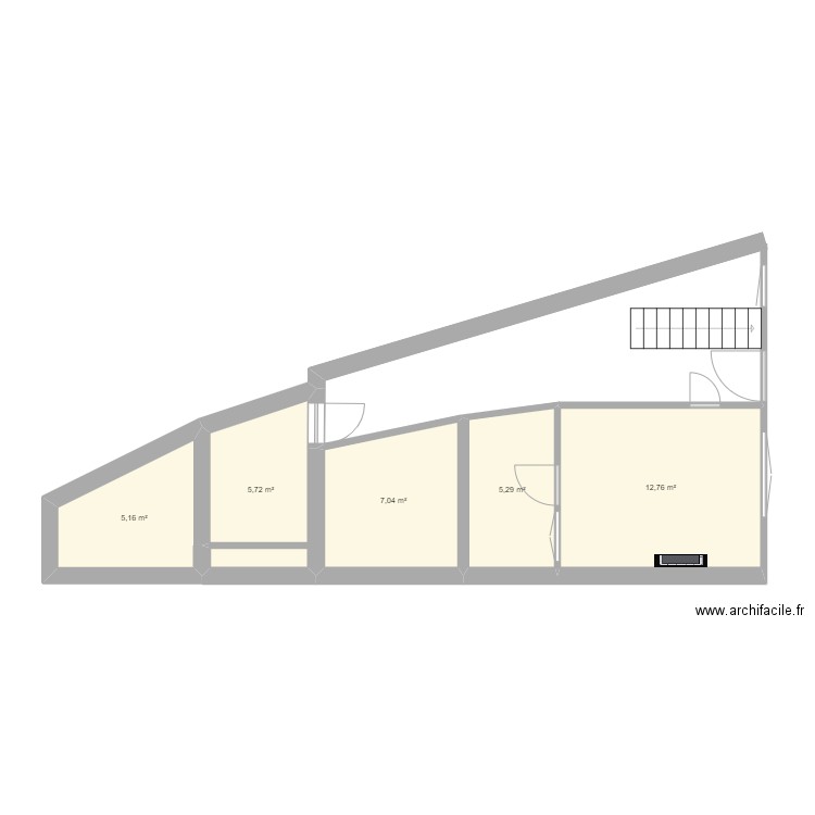 the first rdc. Plan de 0 pièce et 0 m2