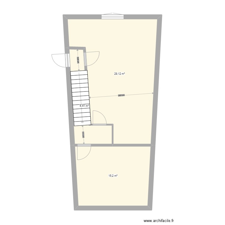 maison maman. Plan de 3 pièces et 51 m2