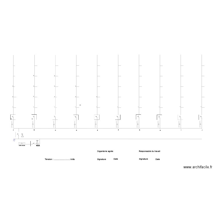 UNIFILAIRE. Plan de 0 pièce et 0 m2
