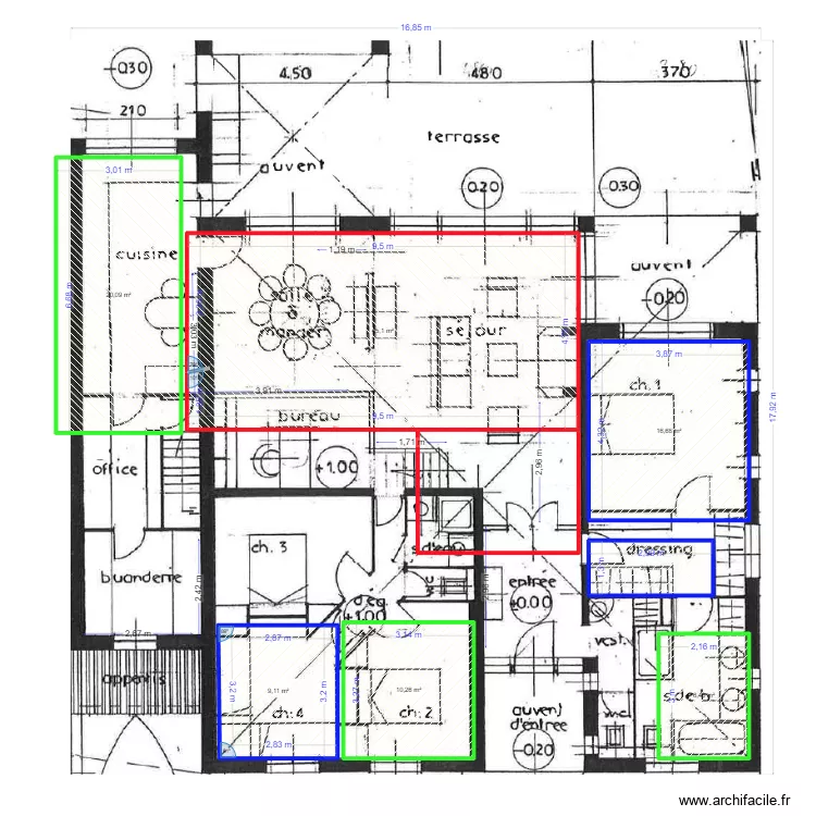 Mousseau 1.3 superposé. Plan de 7 et 112 m² Mousseau 1.3 superposé. Plan de 7 et 112 m²