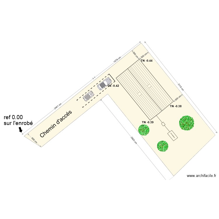 plan de masse permis 2 holweck. Plan de 0 pièce et 0 m2