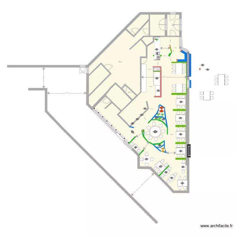 Restaurant Sushi World 20190107. Plan de Restaurant Sushi World 20190107. Plan de
