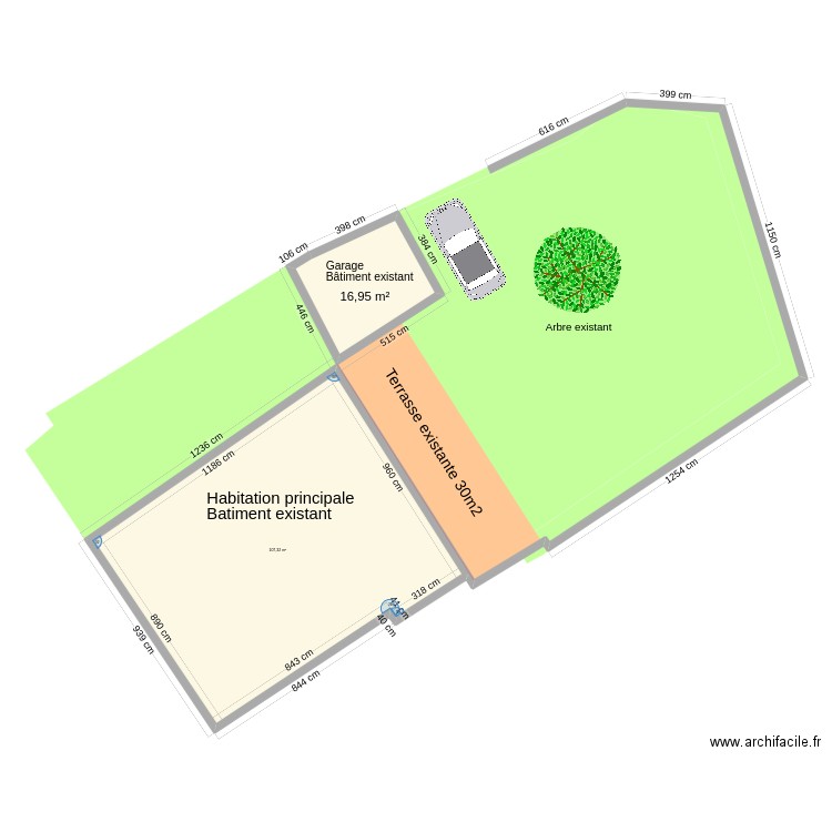 maison avant. Plan de 0 pièce et 0 m2