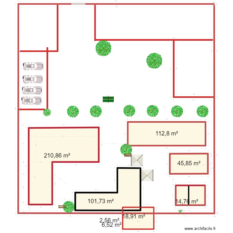 PLAN D'ensemble 3. Plan de 9 pièces et 544 m2